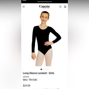 Capezio Long Sleeve Dancewear